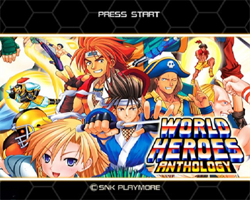 World Heroes Anthology - Screenshot - Game Title Image