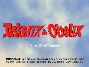 Astérix & Obélix: Kick Buttix - Screenshot - Game Title Image
