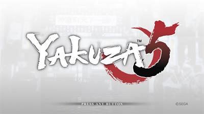 Yakuza 5 Remastered - Screenshot - Game Title