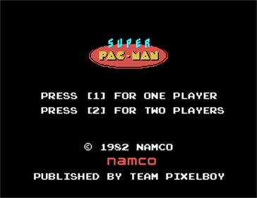 Super Pac-Man - Screenshot - Game Title Image