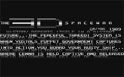 The 3D Spacewar - Screenshot - Game Title Image