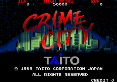 Crime City - Screenshot - Game Title Image
