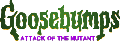 Goosebumps: Attack of the Mutant - Clear Logo Image