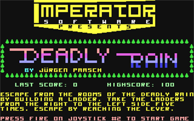 Deadly Rain - Screenshot - Game Title Image