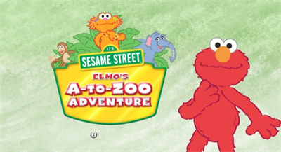Sesame Street: Elmo's A-to-Zoo Adventure - Screenshot - Game Title Image