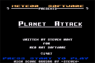 Planet Attack - Screenshot - Game Title Image