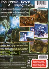 Fable: The Lost Chapters - Box - Back Image