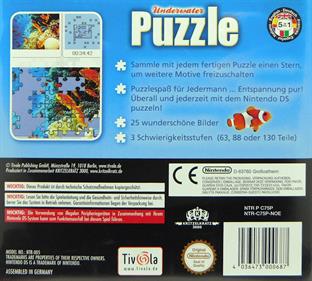 Underwater Puzzle - Box - Back Image