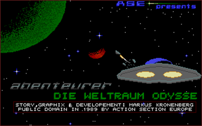 Abenteurer: Die Weltraum Odysse - Screenshot - Game Title Image