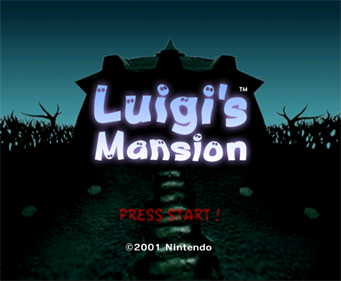 Luigi's Mansion - Screenshot - Game Title Image
