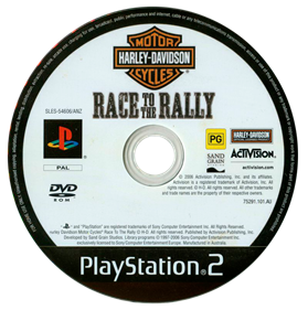 Harley-Davidson Motorcycles: Race to the Rally - Disc Image