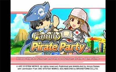 Family Pirate Party - Screenshot - Game Title Image