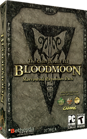 The Elder Scrolls III: Bloodmoon - Box - 3D Image