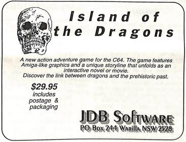 Island of The Dragons - Advertisement Flyer - Front Image