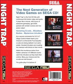Night Trap - Box - Back - Reconstructed Image