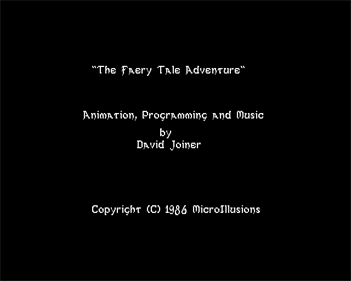 The Faery Tale Adventure - Screenshot - Game Title Image
