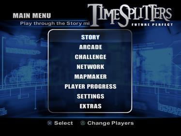 TimeSplitters: Future Perfect - Screenshot - Game Select Image