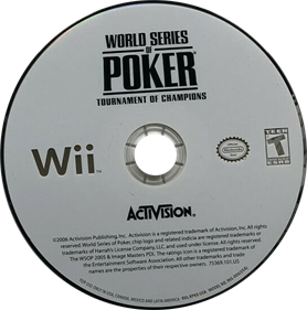 World Series of Poker: Tournament of Champions 2007 Edition - Disc Image