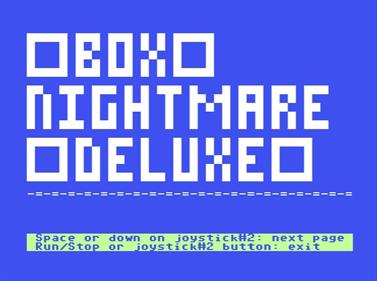Boxnightmare Deluxe - Screenshot - Game Title Image