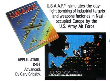 U.S.A.A.F.: United States Army Air Force - Advertisement Flyer - Front Image