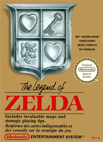 The Legend of Zelda - Box - Front - Reconstructed Image
