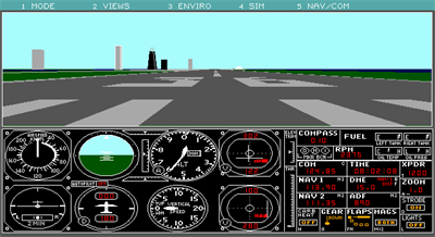 Microsoft Flight Simulator (v3.0) - Screenshot - Game Title Image