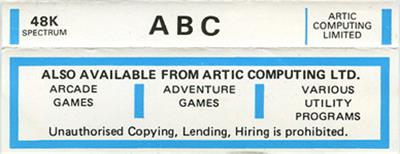 ABC - Box - Back Image