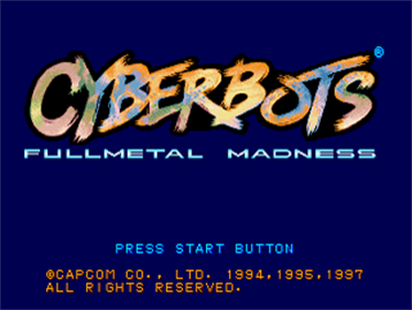 Cyberbots: Fullmetal Madness - Screenshot - Game Title Image