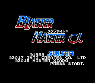 Blaster Master: Metafight Alpha - Screenshot - Game Title Image