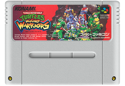 Teenage Mutant Ninja Turtles: Tournament Fighters - Cart - Front Image