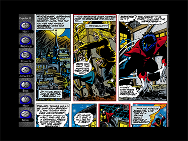 X-Men: Interactive CD-ROM Comic Book! - Screenshot - Gameplay Image