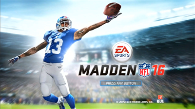 Madden NFL 16 - Screenshot - Game Title Image