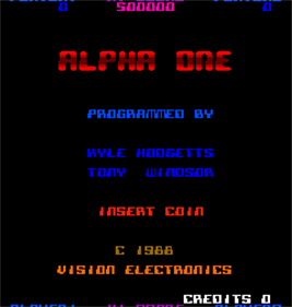 Alpha One - Screenshot - Game Title Image