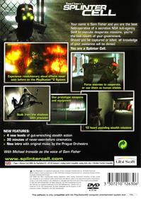 Tom Clancy's Splinter Cell - Box - Back Image