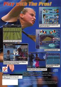 WTA Tour Tennis - Box - Back Image