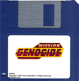 Mission Genocide - Fanart - Disc