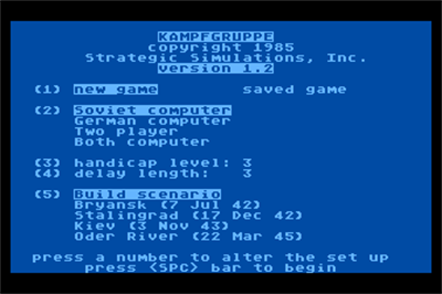 Kampfgruppe - Screenshot - Game Title Image