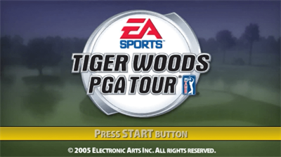 Tiger Woods PGA Tour - Screenshot - Game Title Image