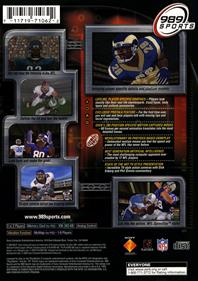 NFL GameDay 2001 - Box - Back Image