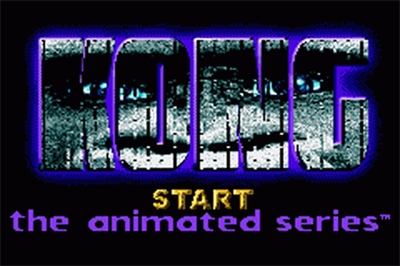 Kong: The Animated Series - Screenshot - Game Title