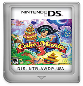Cake Mania 3 - Fanart - Cart - Front Image
