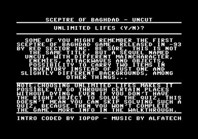 Sceptre of Baghdad Uncut - Screenshot - Game Title Image