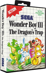 Wonder Boy III: The Dragon's Trap - Box - 3D Image