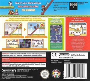 Mario vs. Donkey Kong: Mini-Land Mayhem! - Box - Back Image