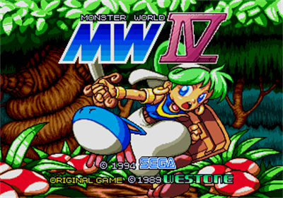 Monster World IV - Screenshot - Game Title Image