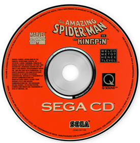 The Amazing Spider-Man vs. The Kingpin - Disc Image