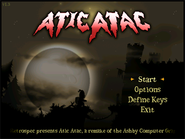 Atic Atac - Screenshot - Game Title Image