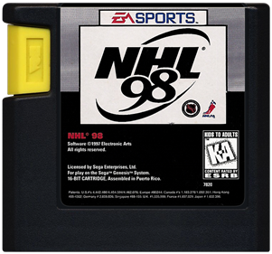 NHL 98 - Cart - Front Image