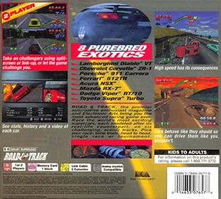 Road & Track Presents: The Need for Speed - Box - Back Image