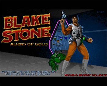 Blake Stone: Aliens of Gold - Screenshot - Game Title Image